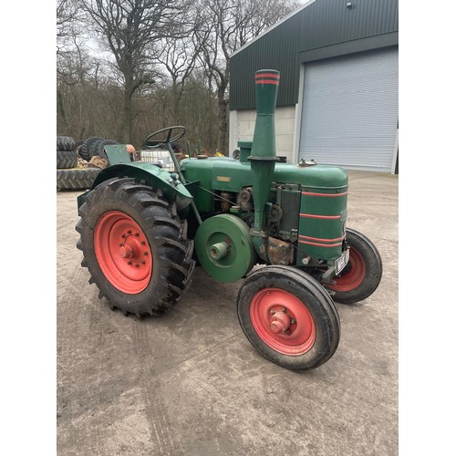 Field Marshall series 1 contractor tractor. 1947. Serial no. 3834. 2 Owners from new, second owner for over 50 years. C/w file of invoices over the last 50 years including full mechanical rebuild by R.A. Crawford in 2006. V5