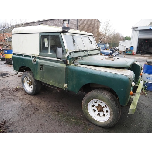 Late model 88” Series IIA Land Rover dating from August 1971 with the 2 ...