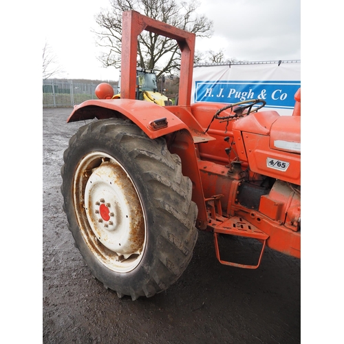 Nuffield 465 tractor. Barn stored