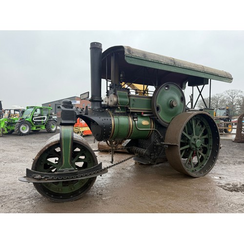 Fowler DNA “Nil Desperandum” road roller. 1931. 8 Ton. Supplied new to Clee Hill Transport and Rolling Ltd. Then changed ownership in 1964 and has been in the same ownership since. Barn stored. No boiler certificates .C/w boiler tubes. S/n 19047. Reg UX 8669. Buff logbook