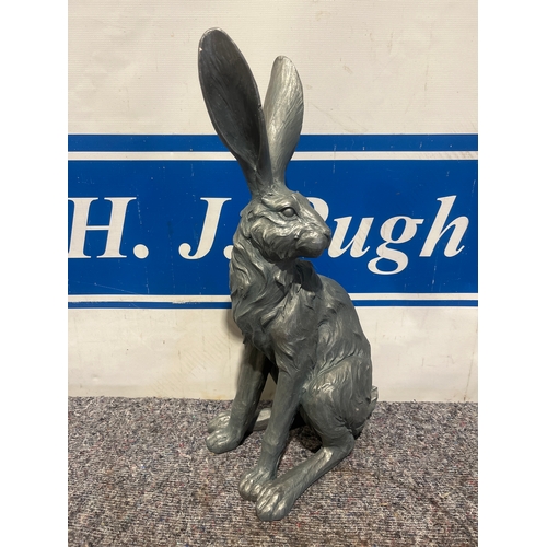 563 - Resin hare ornament 20”