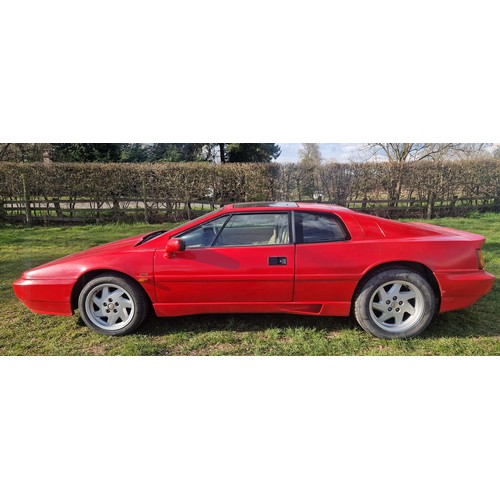 Lotus Esprit Turbo coupe sportscar. 1991. 2174cc Runs and drives