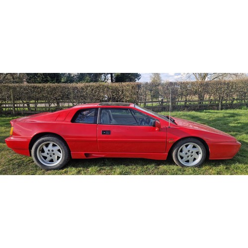 Lotus Esprit Turbo coupe sportscar. 1991. 2174cc Runs and drives
