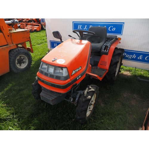 Kubota Adte Pal A14 compact tractor. Key in office
