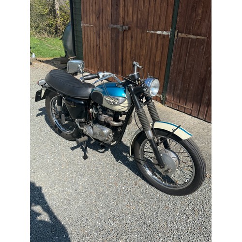 Triumph Daytona T100R motorcycle. 1967. 500cc Frame No. T100R H51862 ...