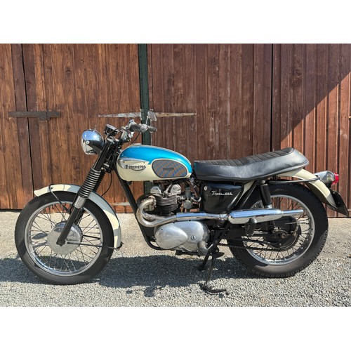Triumph Daytona T100R motorcycle. 1967. 500cc Frame No. T100R H51862 ...