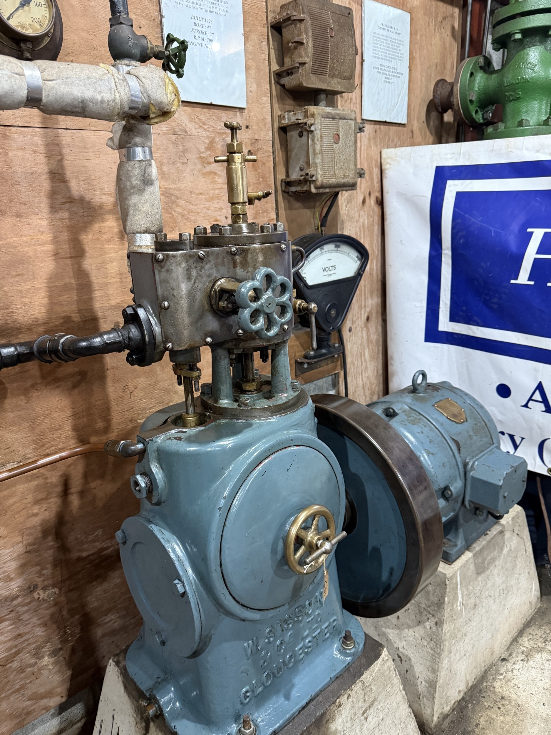 Sisson steam engine no. 2229. Built by Sisson of Gloucester in 1923 ...