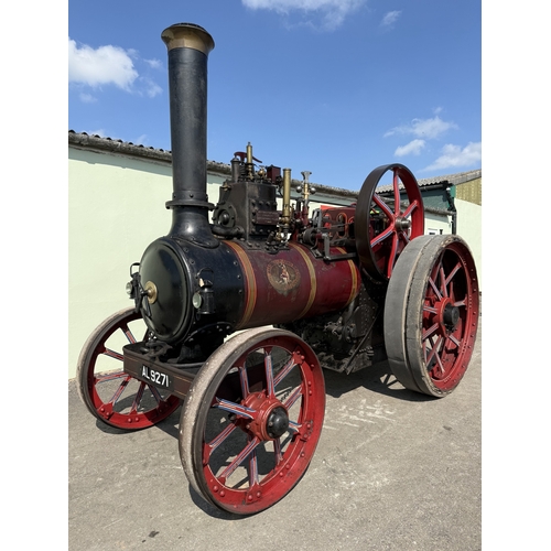 Marshall traction engine. No. 29944. 1896-1897. 6NHP. New riveted firebox in 1990s. In good working order, new boiler tubes recommended. Reg. AL9271