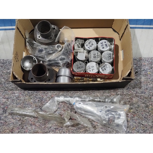 AJS/Matchless barrels, piston heads, splines, conrods, etc.