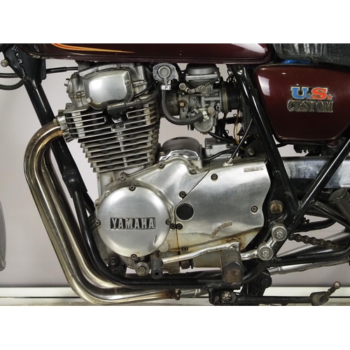 Yamaha XS250 motorcycle. 1980. 248cc Frame No. 4G60000494 Engine