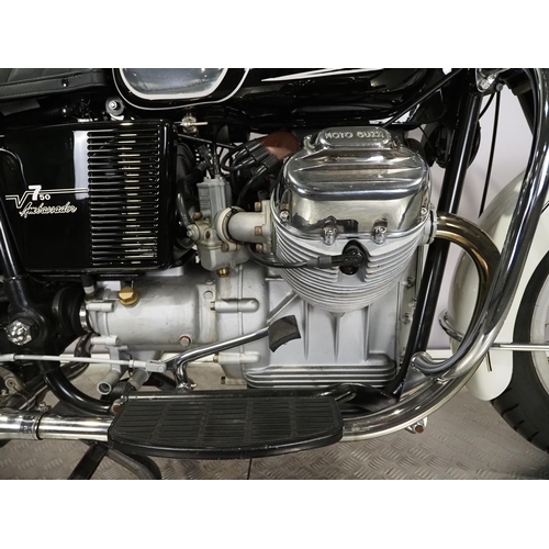 Moto Guzzi V750 Ambassador motorcycle. 1970. 750cc Frame No. 18292 ...