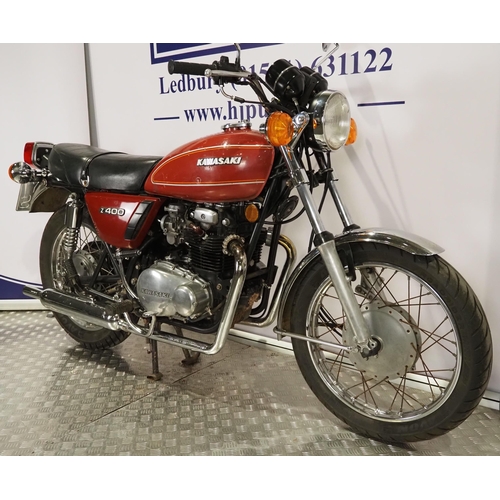【中古】 やぶ医者のつぶやき ４/小学館/ひきの真二 Kawasaki Z400 motorcycle. 1978. 398cc Runs and rides. Rebuilt