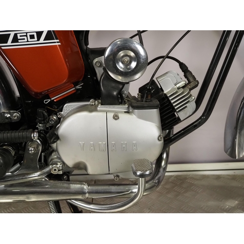 Yamaha FS1E motorcycle. 1974. 49cc Frame No. 599-300931 Engine No. 599 ...