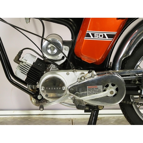 Yamaha FS1E motorcycle. 1974. 49cc Frame No. 599-300931 Engine No. 599 ...