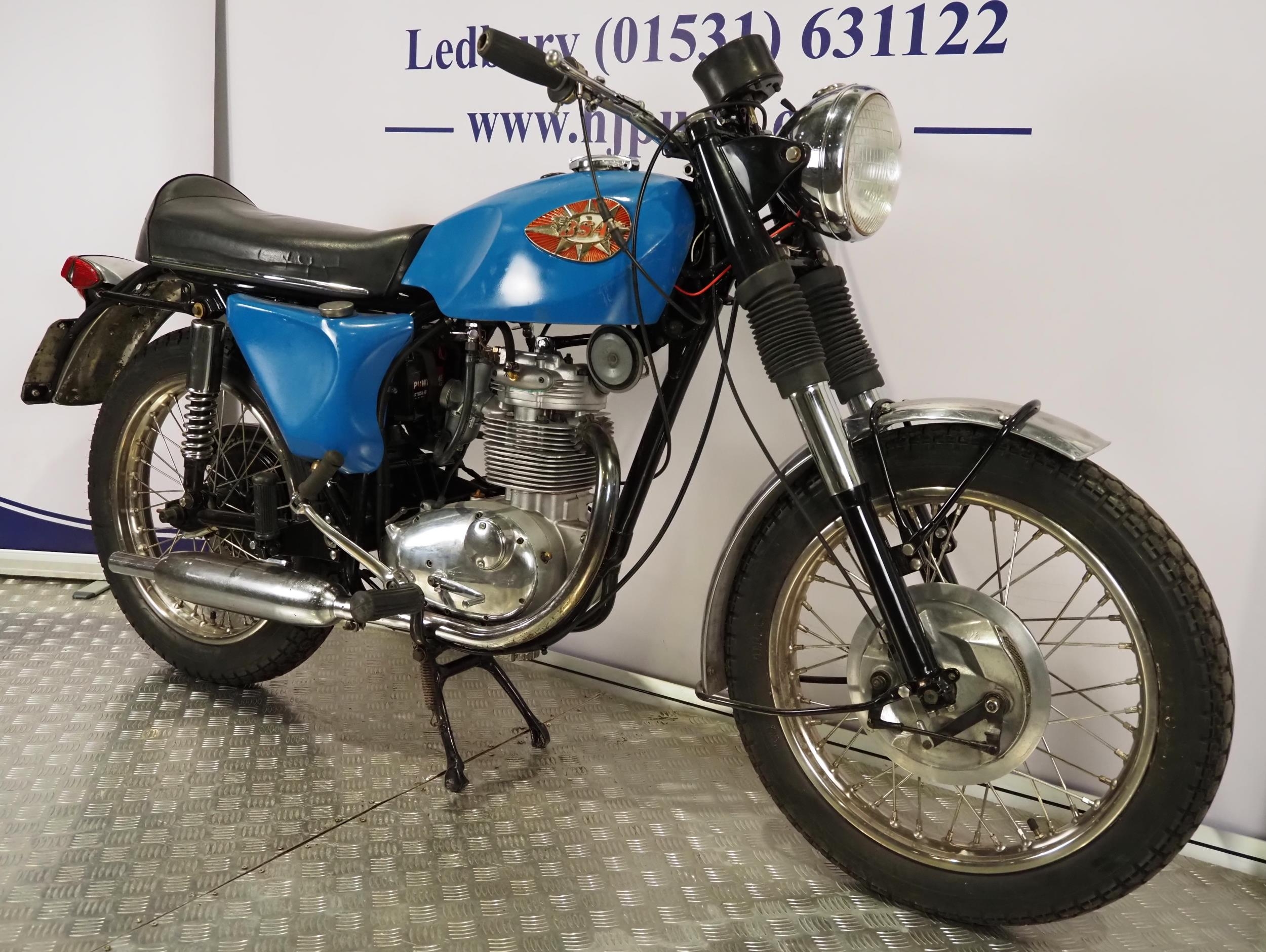 BSA B25 Starfire motorcycle. 1968. 247cc Frame No. B25 B2244 Engine No ...