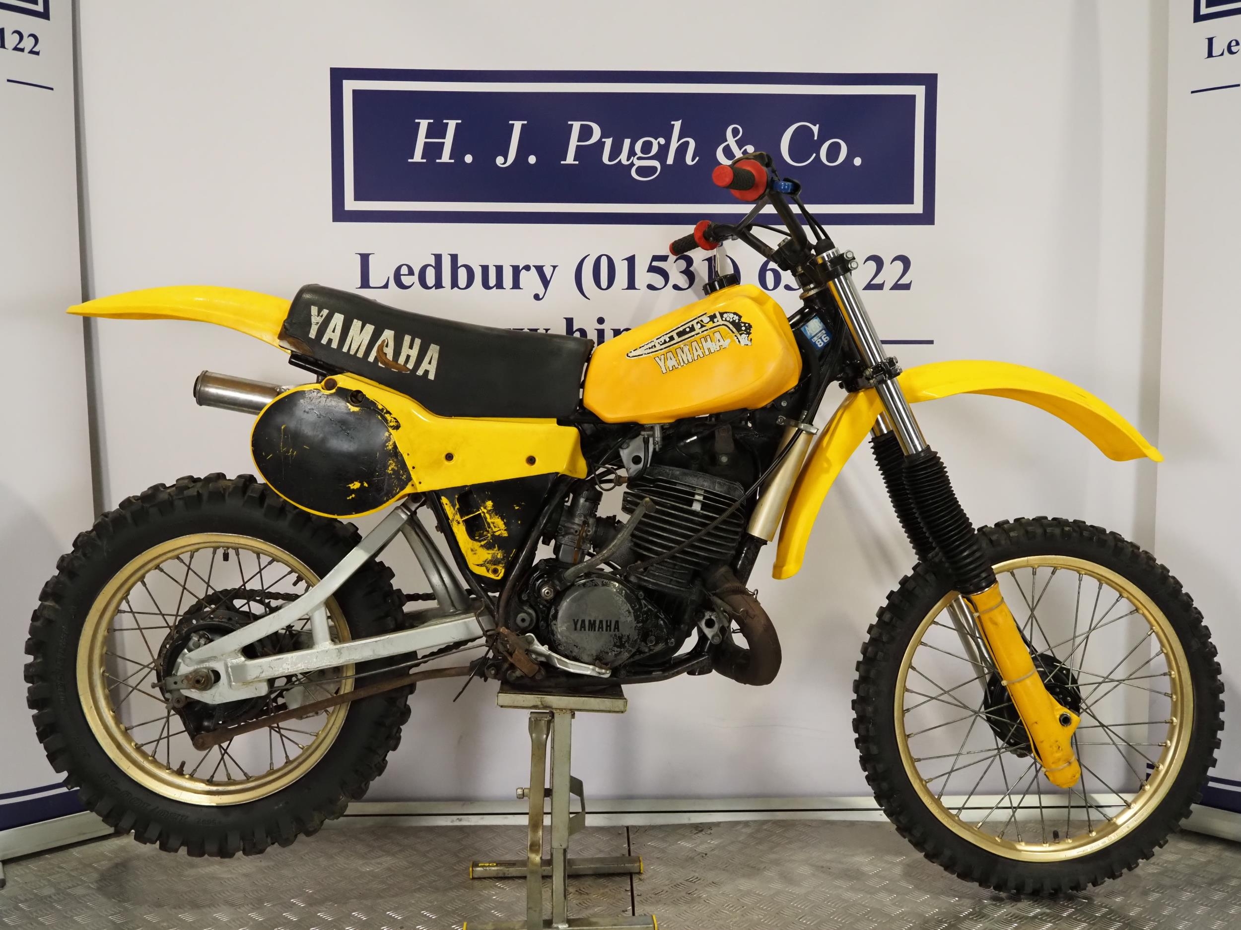 Yamaha YZ250 motocross bike. 1981. 465cc Frame No. 4V4