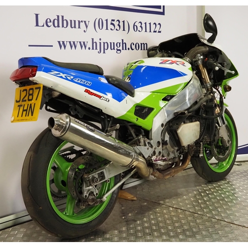 r Kawasaki ZX-7RR H2 Classic green 2 – Strada Art Prints