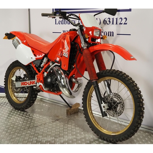 Honda CRM250 MK 1 motorcycle. 1989. 246cc Frame No. MD241004835