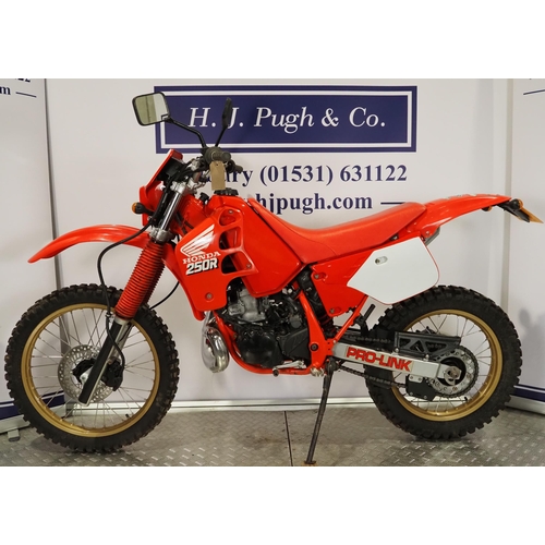 Honda CRM250 MK 1 motorcycle. 1989. 246cc Frame No. MD241004835