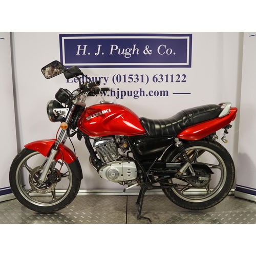 Suzuki EN125 motorcycle. 2009. 125cc Frame No. LC6PCJK6890809073