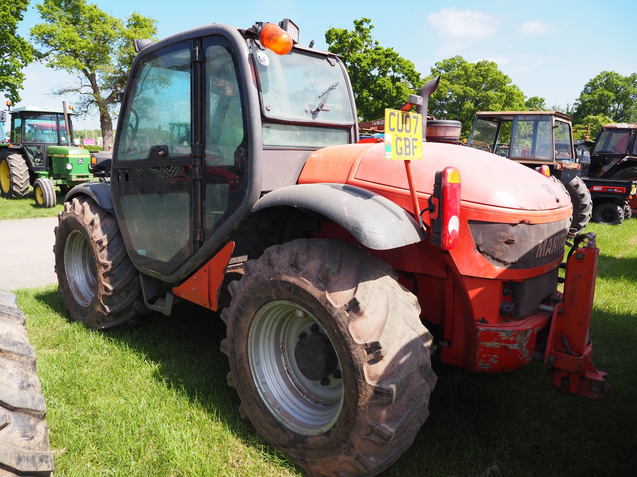 Manitou MLT627 Turbo telehandler with pick up hitch, 2007. Reg. CU07 ...