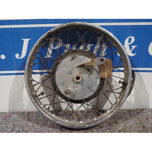 Triumph conical rear wheel