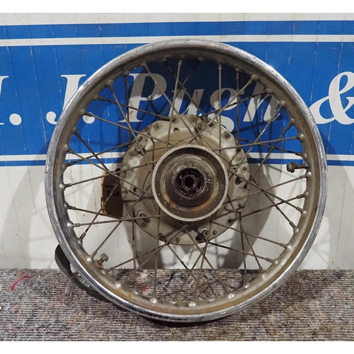 Triumph conical rear wheel