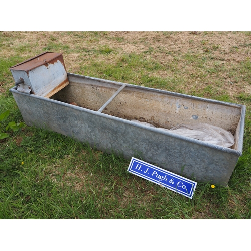 Galvanised trough 6ft