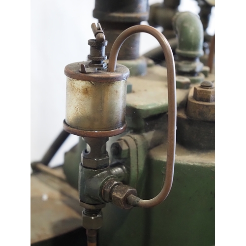 Hamworthy oil engine, fitted with BTH magneto. Engine No. 35740