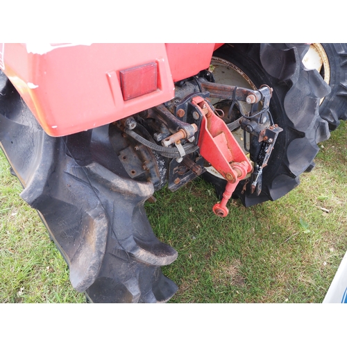 1711 - Mitsubishi MT20 4wd compact tractor. Key in office