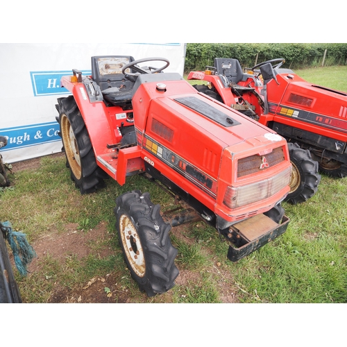 1712 - Mitsubishi MT20 4wd compact tractor. Key in office