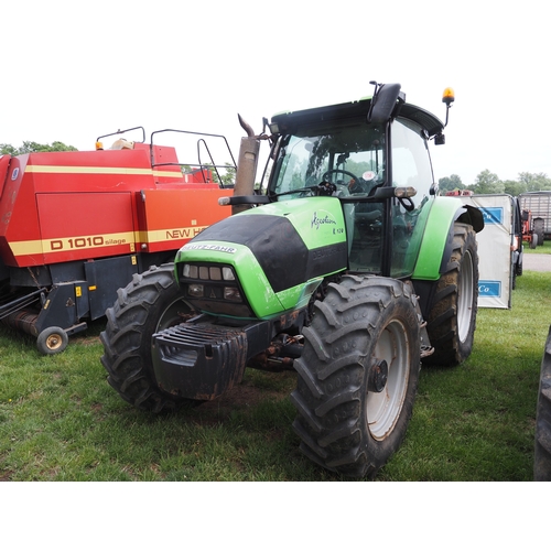 Deutz Fahr Agrotron K120, 2007 4wd tractor. C/w front weights, V5, one owner from new. Instruction book and key in office