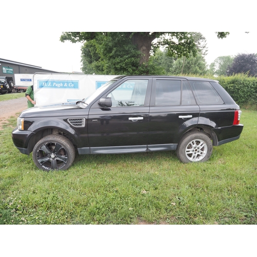 Range Rover Sport. Runs and drives. Reg. LD57 CNY. V5 and key in office