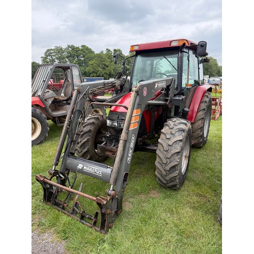 1758 - Case JX100U tractor, Malifaux MX80 loader. Key in office