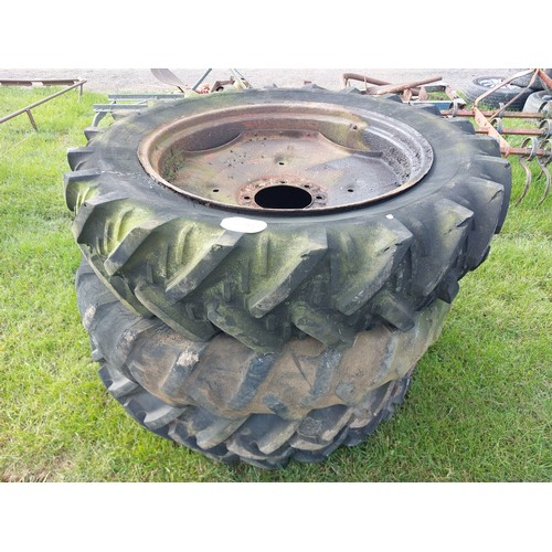 Nuffield rear wheels and tyres - 4