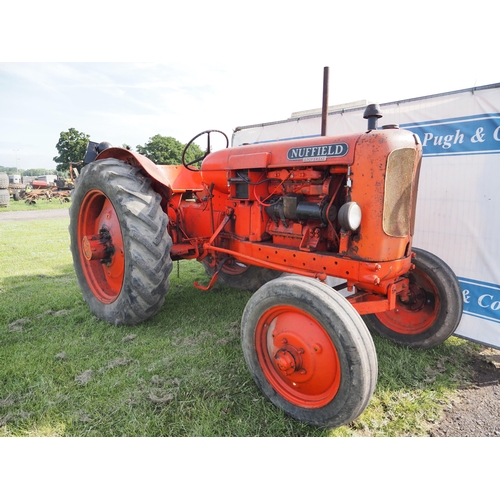 Nuffield Universal 4 tractor. Runs. S/n 56809. Reg. BDT 949