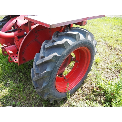 David Brown 2D tractor. Runs and drives. Fitted with Kubota 3 cylinder ...