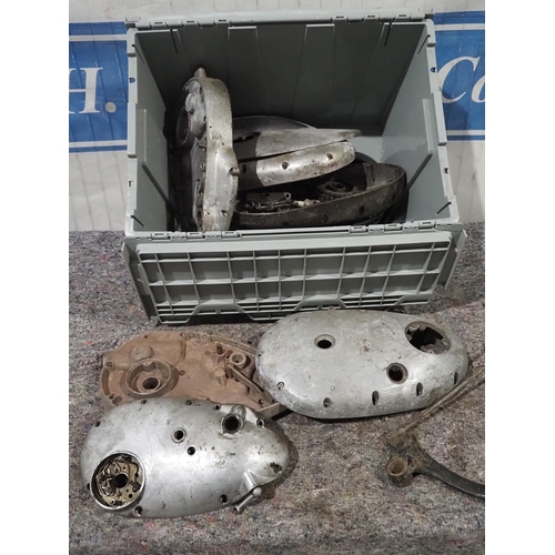 BSA engine cases and primary covers