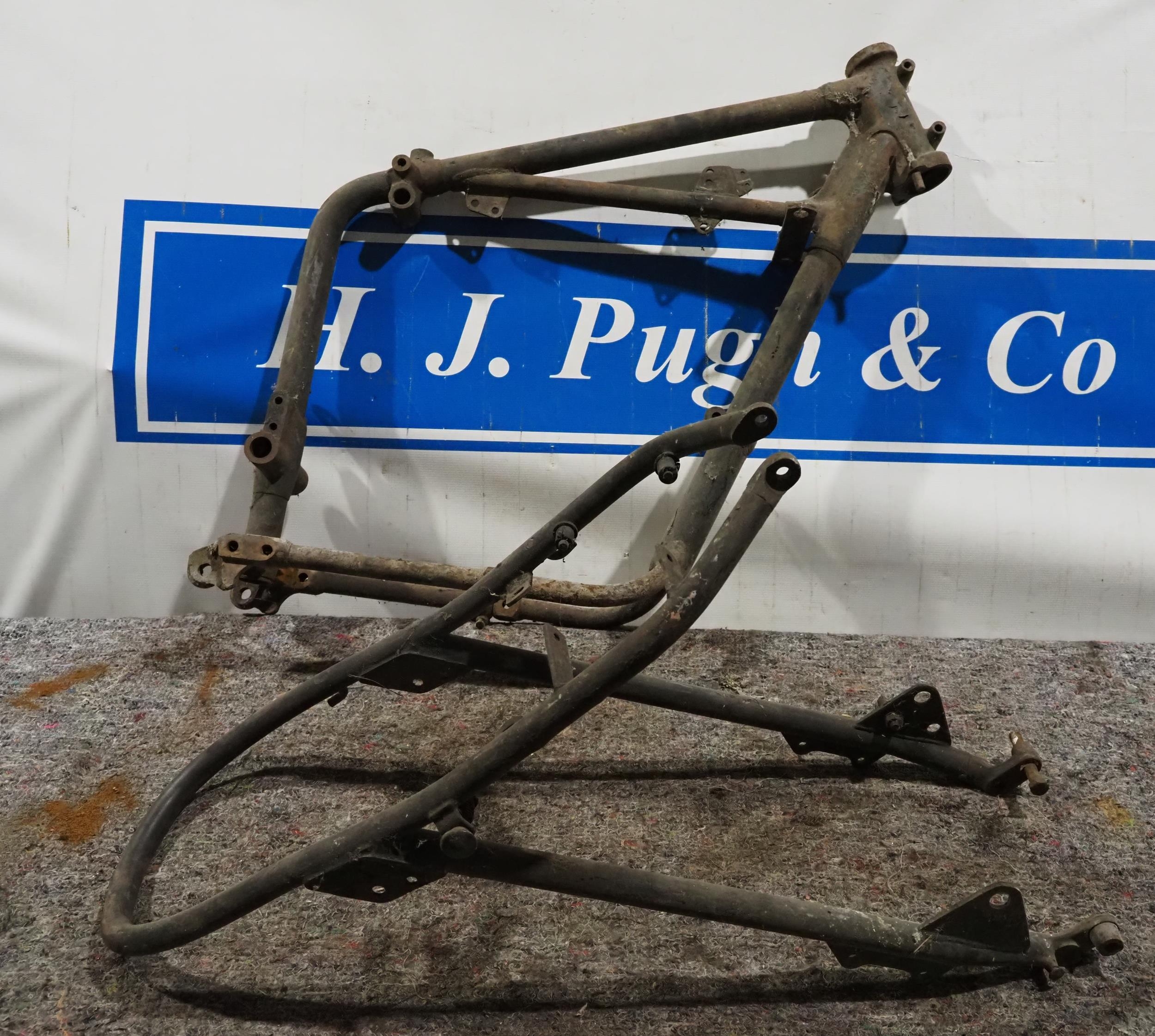 Triumph T100R frame parts Frame No. T100RH53245
