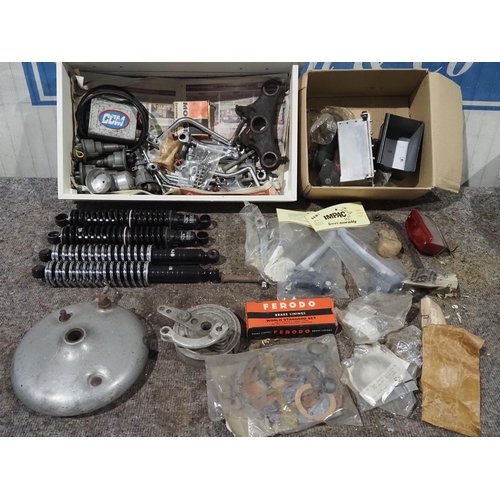 Sunbeam Brake plate, Lucas parts, yokes, kickstarts and NOS NJB shocks ...