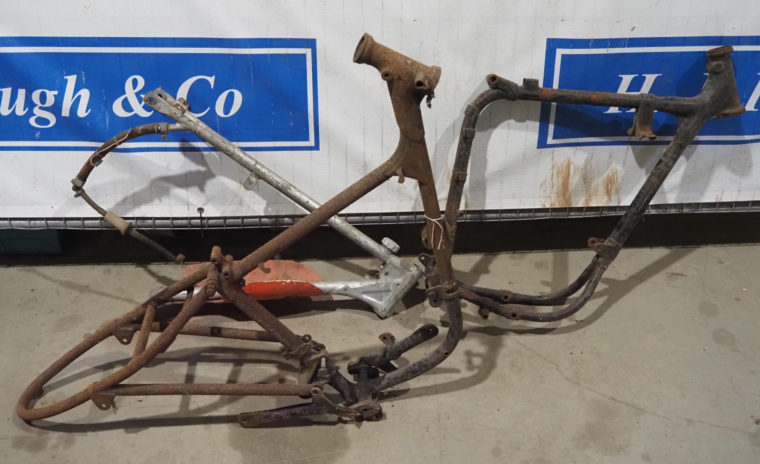 Triumph Tiger Cub frame and others