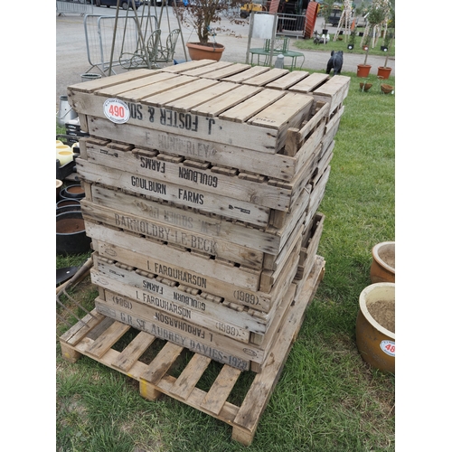 Wooden chitting trays
