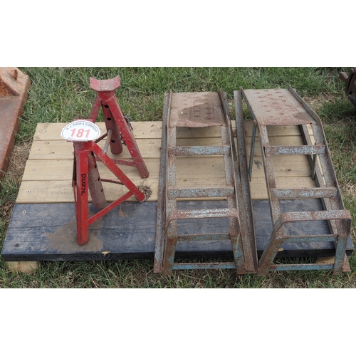 Axle stands and ramps