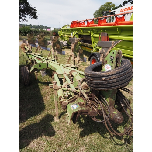 2082 - Dowdeswell DP100S 5 furrow reversible plough