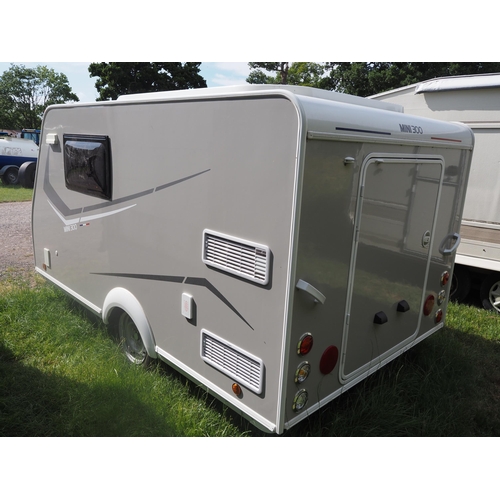 3029 - Trigano Freestyle Mini 300 caravan, 2004. Key in office