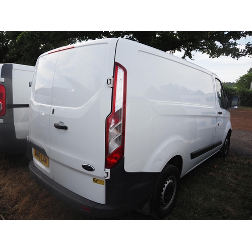 3051 - Ford Transit custom 290 van. MOT until 3/2/26. Runs and drives. Showing 107,241 miles. Reg. WN18 LXM... 