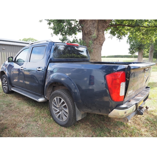 3060 - Nissan Navara NP300 pickup. MOT until 1/9/25. Runs and drives. Showing 150,016 miles. Reg. SL16 PGU.... 