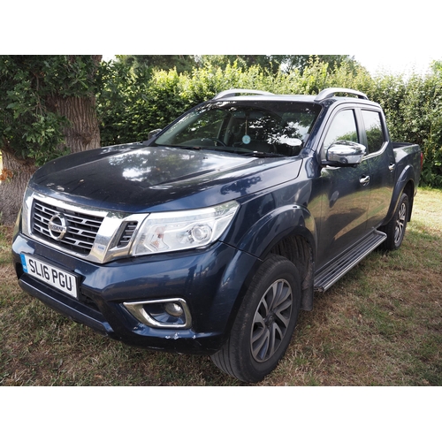 3060 - Nissan Navara NP300 pickup. MOT until 1/9/25. Runs and drives. Showing 150,016 miles. Reg. SL16 PGU.... 