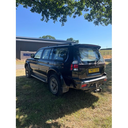 3061 - Mitsubishi Shogun Sports estate 2500 diesel. MOT expires 12/7/25. Showing 96,088 miles. Good tyres, ... 