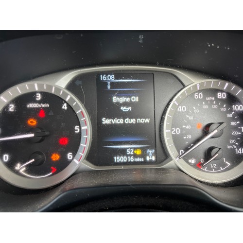 3060 - Nissan Navara NP300 pickup. MOT until 1/9/25. Runs and drives. Showing 150,016 miles. Reg. SL16 PGU.... 